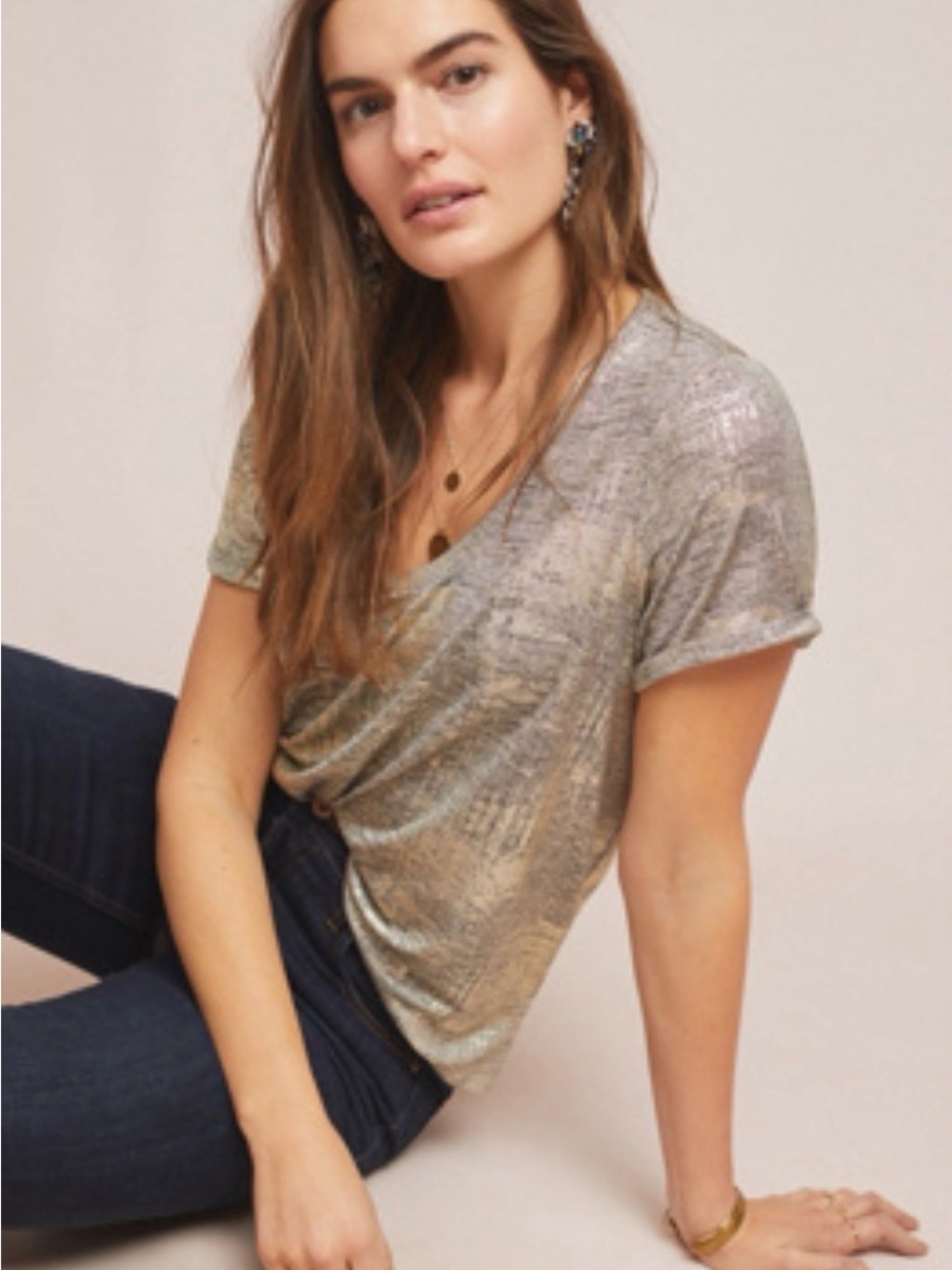 Anthropologie, Luminary shine top